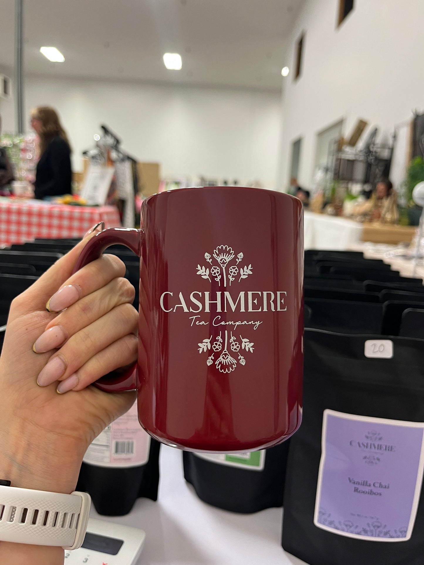 Maroon Cashmere Mug